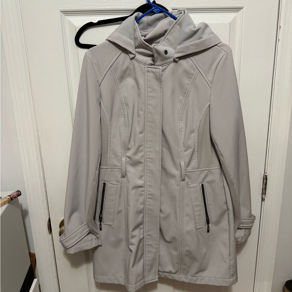 Women's Gray Hooded Jacket